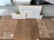 This shows the samples for the flooring, carpet, and cabinets for this home at 7331 Deerberg Dr, Indianapolis, IN 46259