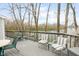 Inviting deck overlooking serene lake views, perfect for enjoying the outdoors and leisure at 7640 Bay Shore Dr, Indianapolis, IN 46240