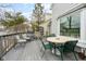 Outdoor deck with an array of chairs and table seating, ideal for relaxing and entertaining at 7640 Bay Shore Dr, Indianapolis, IN 46240