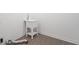 Laundry room area with utility sink, gray flooring and white walls at 7748 S State Road 39, Clayton, IN 46118