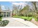 Serene backyard featuring a patio, lush garden, and charming landscaping, perfect for outdoor enjoyment at 80 S Richland Ave, Carmel, IN 46032