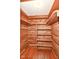 Cedar closet featuring custom shelving and rod, maximizing organization in a small space at 80 S Richland Ave, Carmel, IN 46032