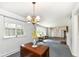 Bright room with combination living and dining space at 80 S Richland Ave, Carmel, IN 46032