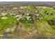 Aerial view showcasing the luxury property, pond, tennis court and manicured landscaping at 8155 Hunt Club Rd, Zionsville, IN 46077