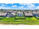 This home is located in a neighborhood with well-maintained yards and is close to community amenities at 950 Redwood Dr, Franklin, IN 46131