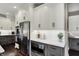 Kitchen area with stainless steel appliances and quartz counters at 10235 Normandy Way, Fishers, IN 46040