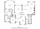 Layout showcasing a spacious first floor featuring living room, Gathering room, foyer, kitchen, and dining spaces at 13758 Foxdale Lake Dr, Carmel, IN 46032