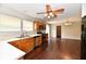 Bright eat-in kitchen featuring stainless steel appliances and wood cabinets at 13858 Meadow Lake Dr, Fishers, IN 46038