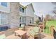 Cozy outdoor deck featuring comfortable seating, ideal for relaxing and entertaining guests at 16994 Folly Brook Rd, Noblesville, IN 46060
