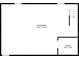 Basement floor plan view with dimensions of 34'11