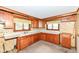 Kitchen featuring wood cabinets and light counter at 2001 S I St, Elwood, IN 46036