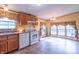 Sunny dining area features multiple windows with views of the outdoors at 2088 Brandywine Ln, Martinsville, IN 46151