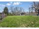 Large backyard with green lawn at 2352 Stuart St, Indianapolis, IN 46218