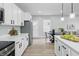 Bright kitchen with stainless steel appliances, ample counter space, and modern finishes at 2352 Stuart St, Indianapolis, IN 46218