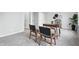 Bright home office features neutral tones, carpet, and natural lighting at 2352 Stuart St, Indianapolis, IN 46218