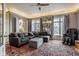 Inviting living room offers ample seating, natural light, and stylish decor at 290 Breakwater Dr, Fishers, IN 46037