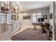 Dedicated office space featuring custom built-ins and plenty of natural light at 290 Breakwater Dr, Fishers, IN 46037