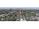 Panoramic aerial view of neighborhood and location within Indianapolis city limits at 315 E Minnesota St, Indianapolis, IN 46225