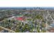 Aerial view showing neighborhood location convenient to nearby businesses and schools at 315 E Minnesota St, Indianapolis, IN 46225