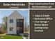 Modern two-story home with contemporary design elements and fresh landscaping at 315 E Minnesota St, Indianapolis, IN 46225