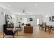 Spacious living room with modern furniture, natural light, and an open layout perfect for entertaining at 315 E Minnesota St, Indianapolis, IN 46225