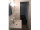Bathroom view with updated vanity and bright lighting at 3505 N Layman Ave, Indianapolis, IN 46218