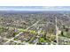 Scenic aerial view of a neighborhood featuring tree-lined streets and single-Gathering homes at 3624 Wallace Ave, Indianapolis, IN 46218