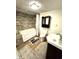 This bathroom boasts a jacuzzi tub, lovely tile and fun rugs at 4414 Hickory Grove Blvd, Greenwood, IN 46143