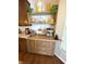 Kitchen features open shelving and drawers with modern appliances and countertops at 4414 Hickory Grove Blvd, Greenwood, IN 46143