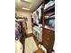 Spacious walk-in closet with ample storage, shelving, and shoe racks for organization at 4414 Hickory Grove Blvd, Greenwood, IN 46143
