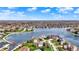 Beautiful waterfront community with stunning homes nestled along a scenic lake at 4883 Snowberry Bay Ct, Carmel, IN 46033
