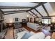 Vaulted ceiling living room with fireplace and hardwood flooring at 506 N County Road 900 E, Avon, IN 46123
