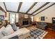 Comfortable living area with fireplace and lots of natural light at 506 N County Road 900 E, Avon, IN 46123