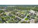 Expansive aerial view of a community featuring residential neighborhoods, commercial areas, and green spaces at 516 S 10Th St, Noblesville, IN 46060
