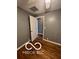 A bedroom with hardwood floors at 517 Dicks St, Lebanon, IN 46052