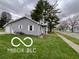 Charming single-story home with gray siding and white trim at 517 Dicks St, Lebanon, IN 46052