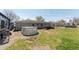 Backyard featuring an above ground pool and a RV at 594 Daugherty St, Columbus, IN 47201