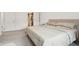 Bedroom featuring carpet and a modern bed at 622 Conner Creek Dr, Fishers, IN 46038