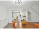 Bright dining area with a round table and seating for four people at 622 Conner Creek Dr, Fishers, IN 46038