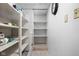 A compact storage area with white shelving and clean, minimalist design at 6948 Eagle Dr, Nineveh, IN 46164