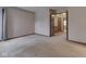 Open bedroom looking towards hallway and window with view of outdoors at 8160 Bold Forbes Ct, Indianapolis, IN 46217