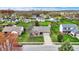 Aerial view of a lovely neighborhood showcasing well-manicured lawns at 8312 Eagles Nest Dr, Avon, IN 46123