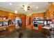 Kitchen featuring wooden cabinetry and ample counter space at 8890 N Pennington Rd, Mooresville, IN 46158
