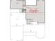 The basement floor plan features unfinished and finished areas, a lower level bedroom, and a full bath at 11848 Sage Creek Bnd, Fishers, IN 46037