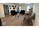 Finished basement with a relaxing seating area and plenty of space at 1573 Vera Blvd, Danville, IN 46122