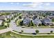 Picturesque aerial view of the neighborhood showcasing various home styles and winding streets at 1614 Waterleaf Dr, Westfield, IN 46074