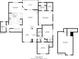 Main floor plan highlighting the kitchen, living room, breakfast area and bedrooms dimensions at 16350 Quartz Dr, Noblesville, IN 46060