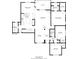 Layout for main floor of house showing the kitchen, living room, sun room and bedrooms at 16350 Quartz Dr, Noblesville, IN 46060