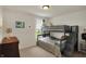 ' bedroom with gray bunk beds and a window providing natural light at 16758 Bingham Dr, Westfield, IN 46074