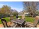 Outdoor living: Large deck with comfortable seating and grill for outdoor enjoyment at 1736 Sandoval Ct, Indianapolis, IN 46214